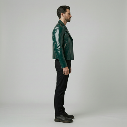Gloss Biker Jacket