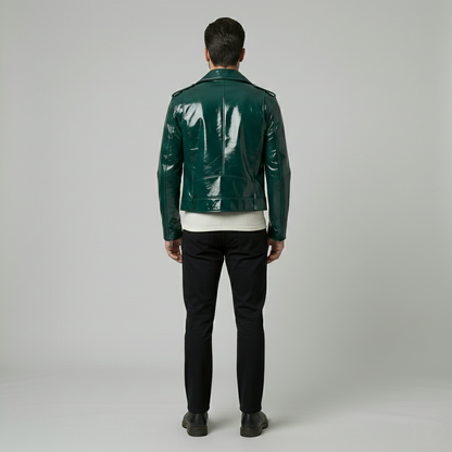 Gloss Biker Jacket