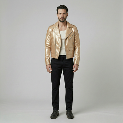 Gloss Biker Jacket