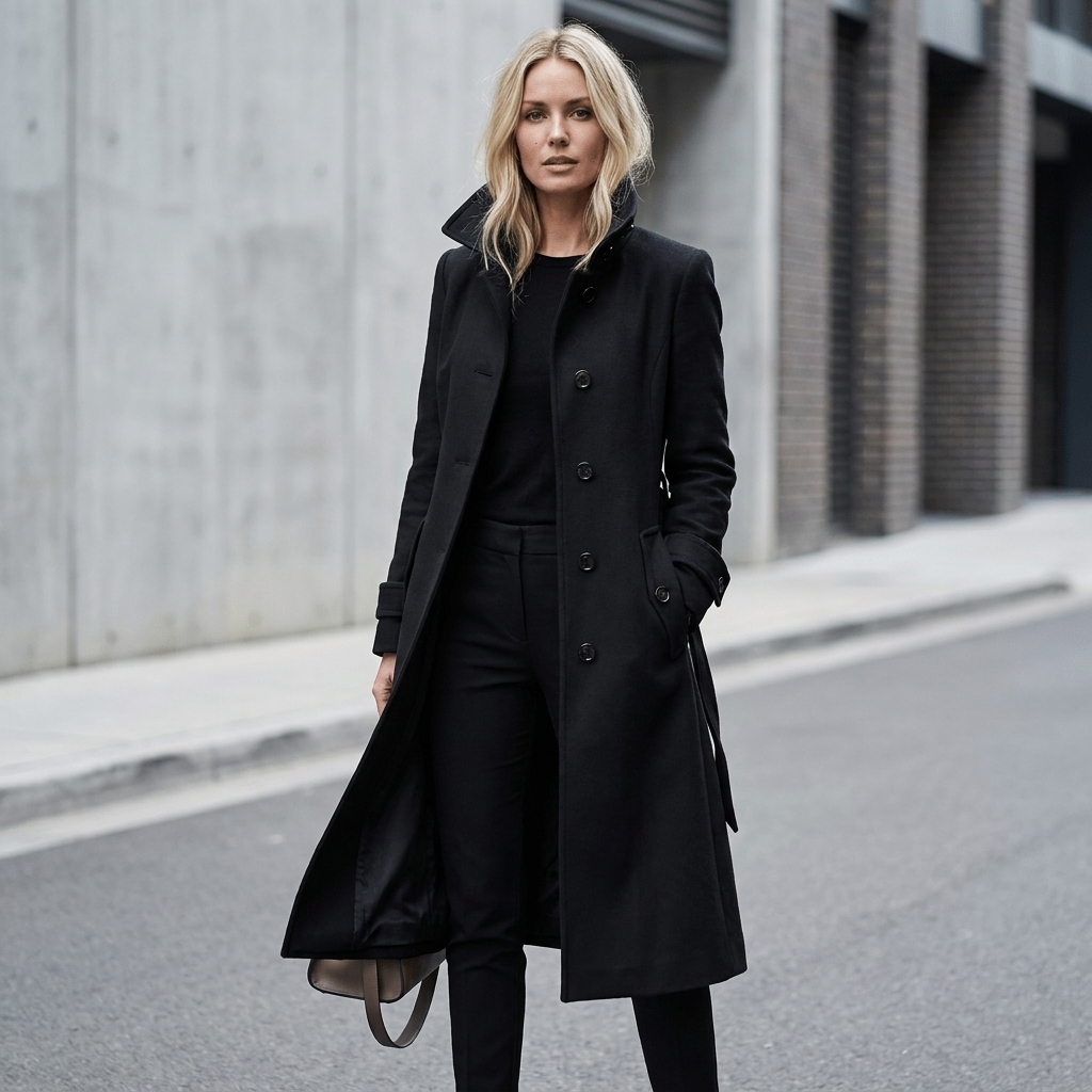 Trench Coat with Side Pockets | Structured Tailored Fit | Timeless Elegant Layer