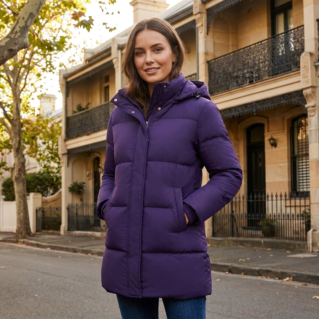 Winter Jacket with Hood | Quilted Insulated Design | Full Coverage Warmth