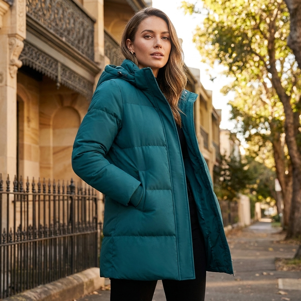Winter Jacket with Hood | Quilted Insulated Design | Full Coverage Warmth