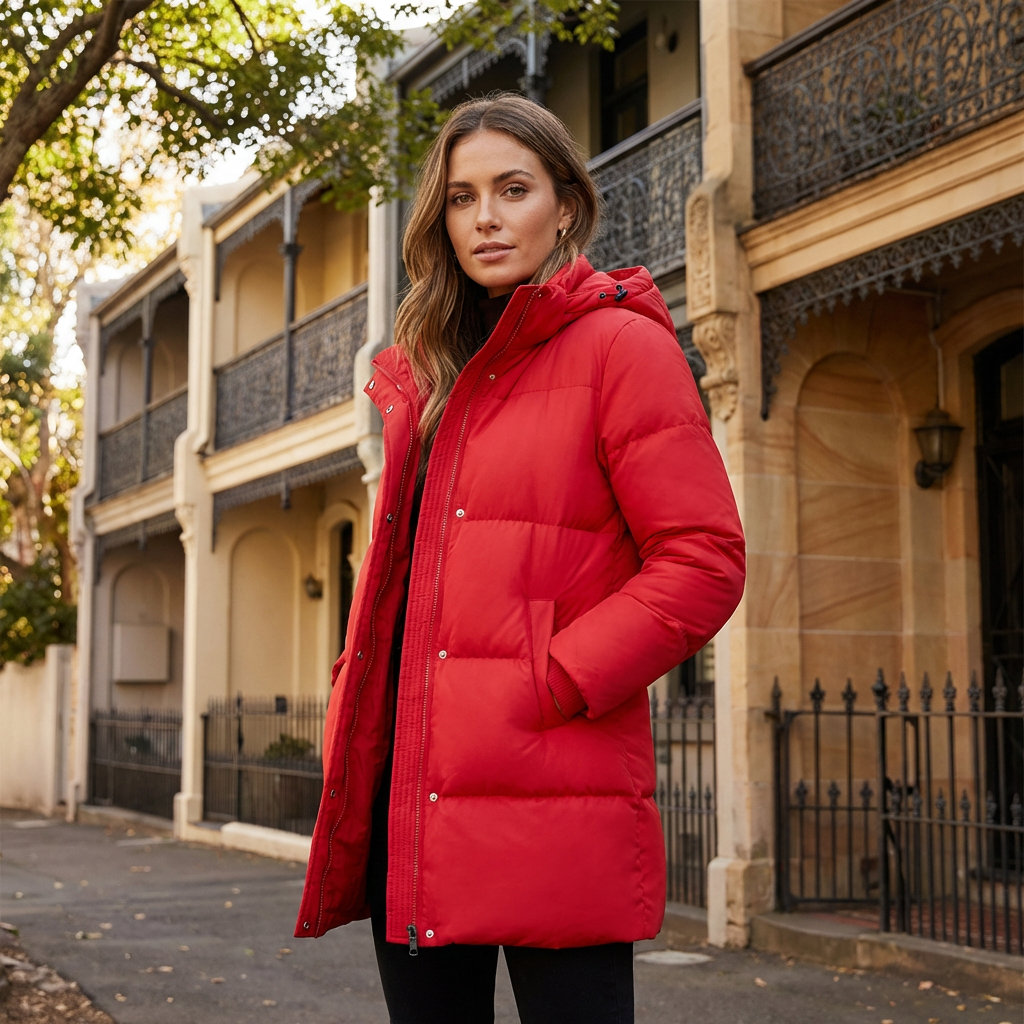 Winter Jacket with Hood | Quilted Insulated Design | Full Coverage Warmth