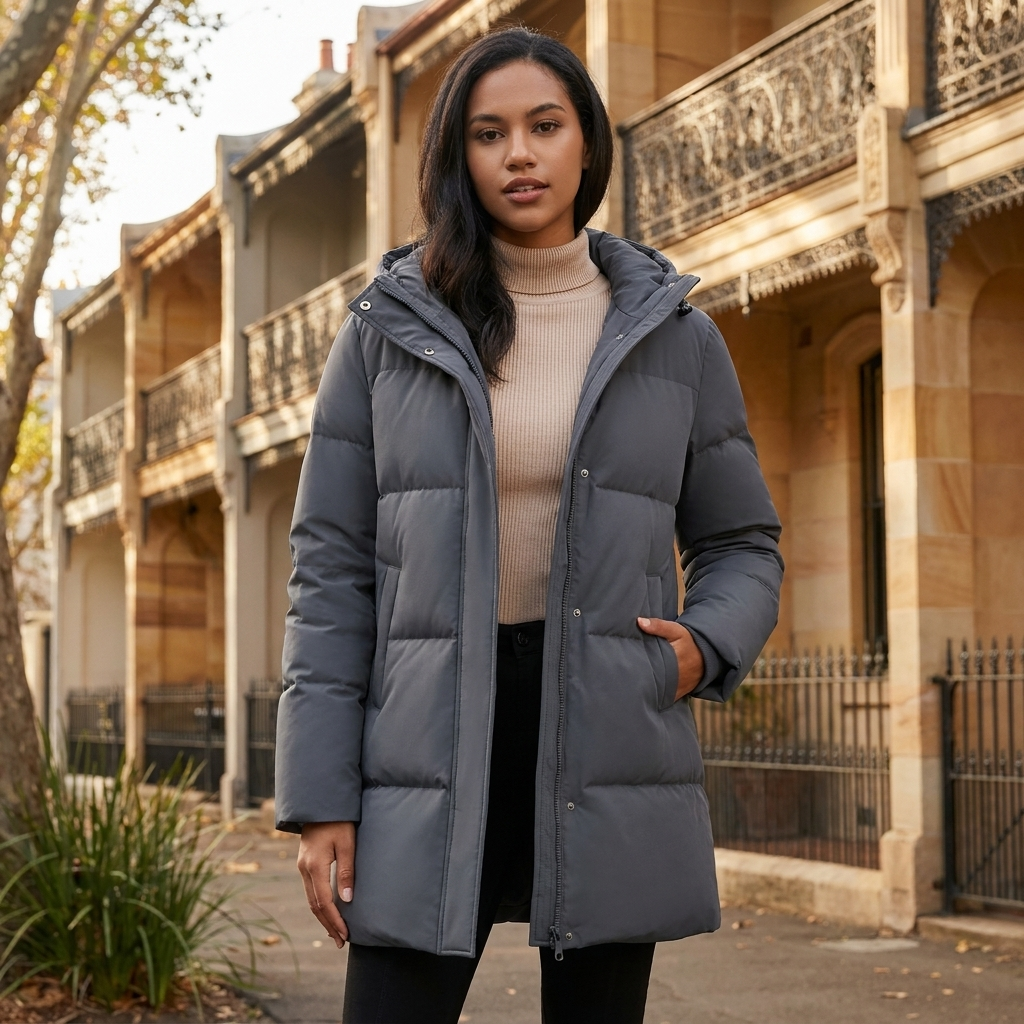 Winter Jacket with Hood | Quilted Insulated Design | Full Coverage Warmth
